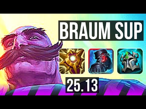 BRAUM & Jinx vs TAHM KENCH & Miss Fortune (SUP) | 18k DMG | NA Master | 25.13
