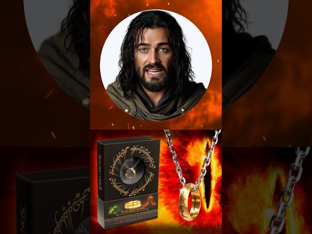 Vídeo relacionado con YAPKOLV El Anillo Único Cosplay El Señor de los Anillos Collar Colgante Élfico Celta Gandalf (Oro) (Longitud de cadena 60 cm)
