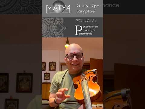 Fiddling Monk's "Perspectives on Planning a Performance" - Ep 1