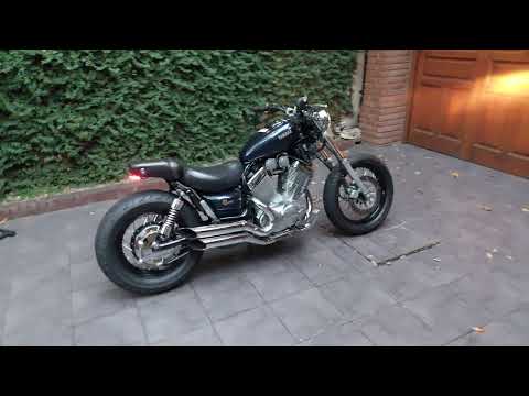 Yamaha Virago XV 535 THE STREET BOBBER (cold start and walkaround)