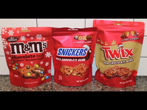 Milk Chocolate Bark: M&M’s, Snickers & Twix Review