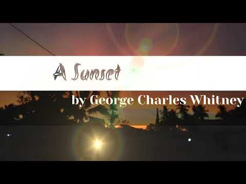 Sad Sunset || A poem that will touch your heart || English Poem