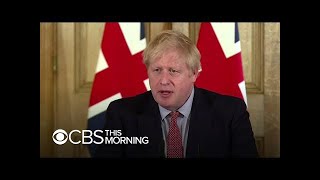 U.K. Prime Minister Boris Johnson delivers grim coronavirus warning
