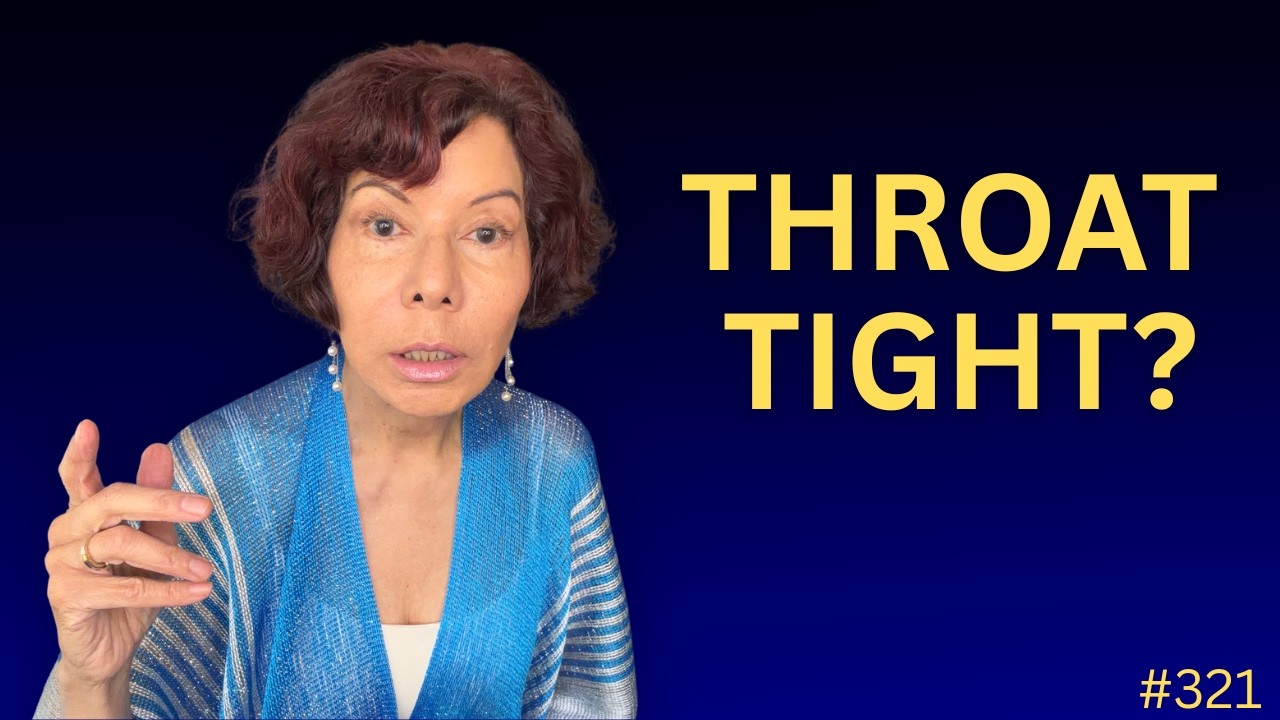 Your Throat Tightens When You Sing? Do This