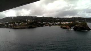 preview picture of video 'Time lapse:  cruise ship docks in St Lucia'