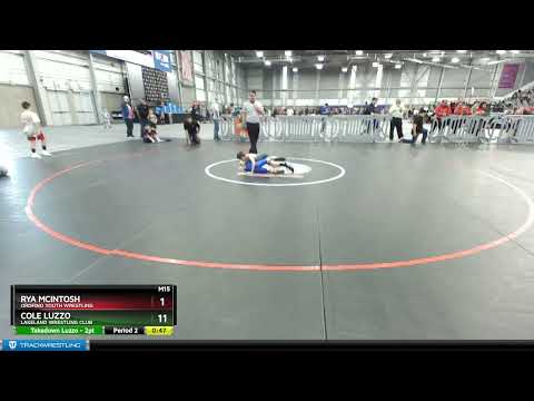 55-55 Lbs Round 3 - Cole Luzzo, Lakeland Wrestling Club Vs Rya McIntosh, Orofino Youth Wrestling E
