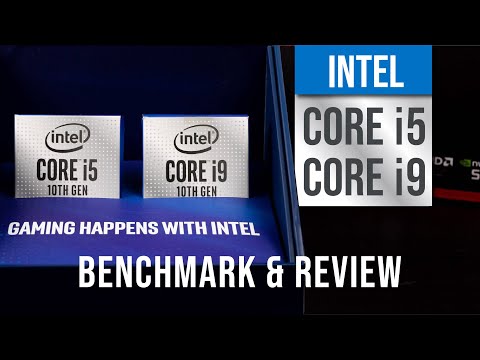 Intel 10th Gen CPU Core i9 10900K & i5 10600K benchmark and reviewed! Faster and more cores!