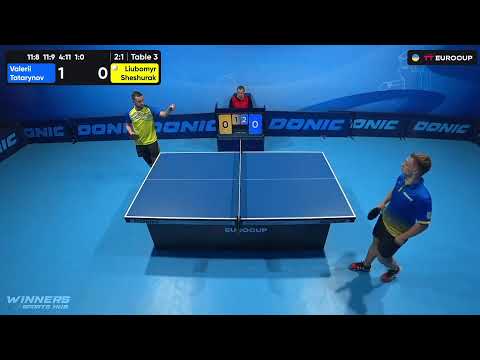 09:55 Valerii Tatarynov  - Liubomyr Sheshurak 05.09.2023 TT Euro.Cup  Ukraine Star . TABLE 3