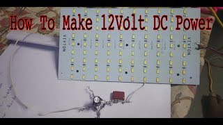 How to make a 12v 5v 3v D.C Power supply transformer less