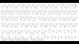 Raining Blood + Slayer + Drum only + Drum tab