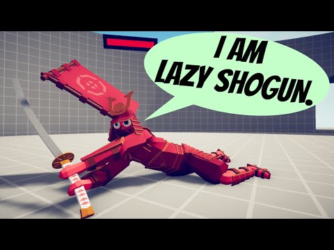 🥱LAZY SHOGUN vs EVERY FACTION - Totally Accurate Battle Simulator TABS
