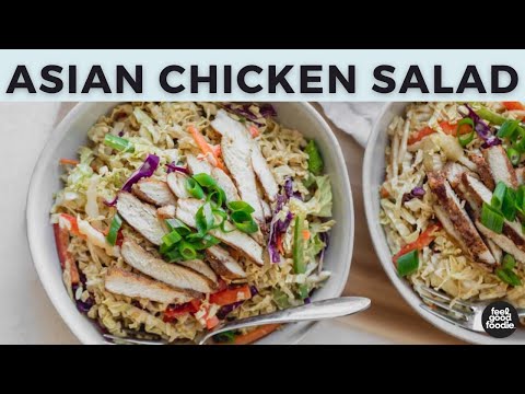 Asian Chicken Salad | Easy and HOMEMADE DRESSING