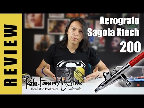 Review Aerografo sagola xtech 200 / Airbrush Sagola Xtech 200