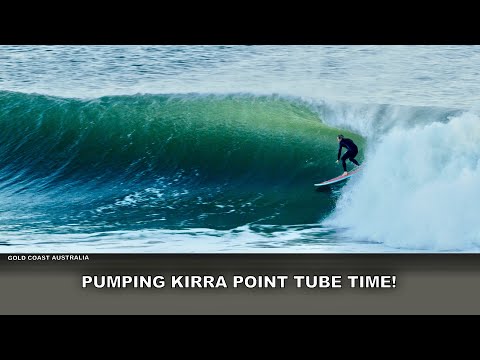 Surfing Pumping Kirra Point Tube Time! Dawn Session, Saturday 23rd May 2026
