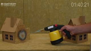 A RAVATHERM SW ETICS Plus kőzetgyapot tűzálló tulajdonsága