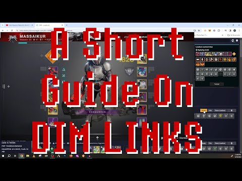 short guide on how to use dim loadout links : Destiny 2