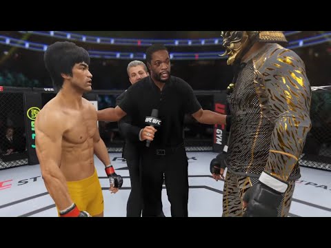 Bruce Lee vs. Samurai - EA Sports UFC 4 - Dragon Fights 🐉