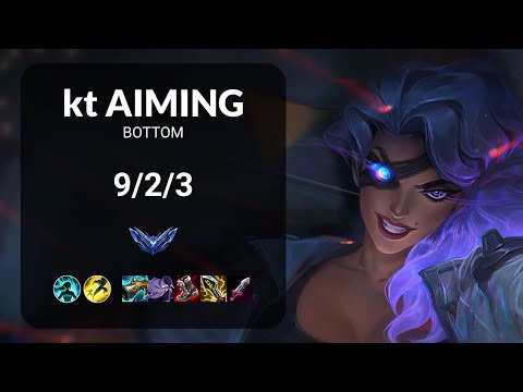 kt Aiming Samira vs Nilah BOTTOM - KR DIAMOND Patch 13.14
