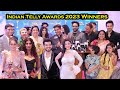 Indian Telly Awards 2023 Winner List Harshad Pranali Rupali Ayesha Singh Gaurav K Neil B Aishwarya
