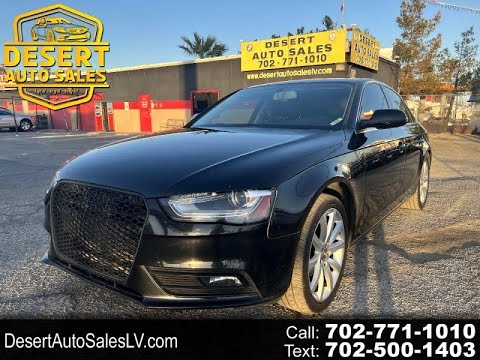 2013 Audi A4 4dr Sdn Auto quattro 2.0T Premium Plus (Las Vegas, Nevada)