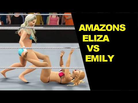 WWE 2K17 Eliza vs Emily - Amazon Match