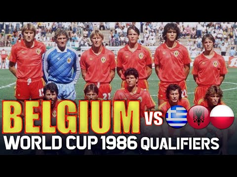 BELGIUM World Cup 1986 Qualification All Matches Highlights  | Road to Mexico