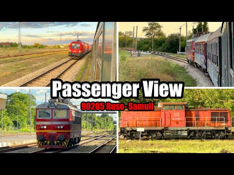 🚂 Passenger View 🔴 Ruse to Samuil 🔴 (KPV 90205 Ruse - Samuil) 🇧🇬