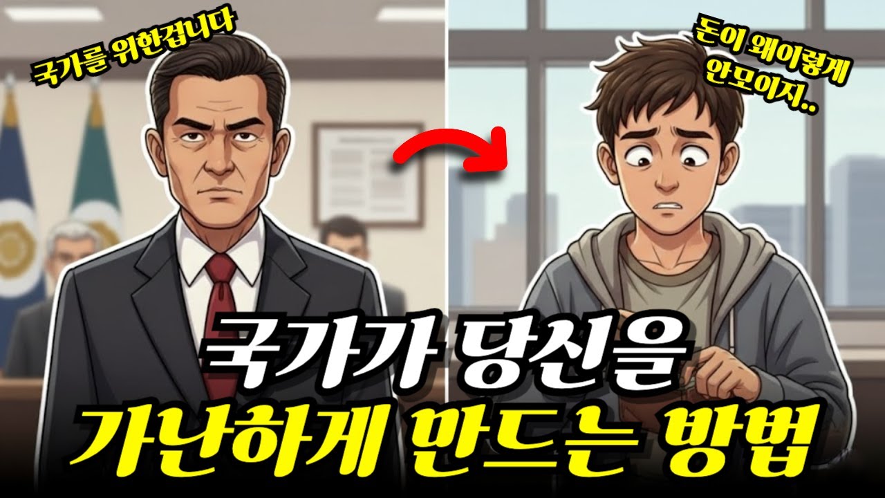 열심히 일할수록 더 가난해지는 이유  (국가가 설계한 '합법적인 방법')