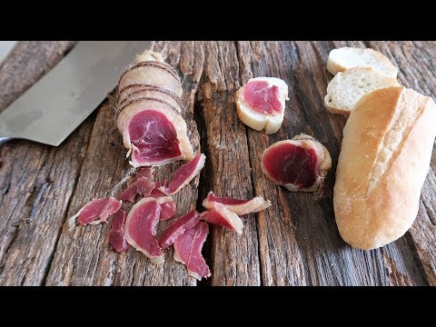 PROSCIUTTO D'ANATRA fatto in casa