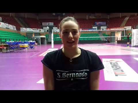 Ludovica Guidi in vista del derby tra Lpm Mondovì e Ubi S Bernardo Cuneo