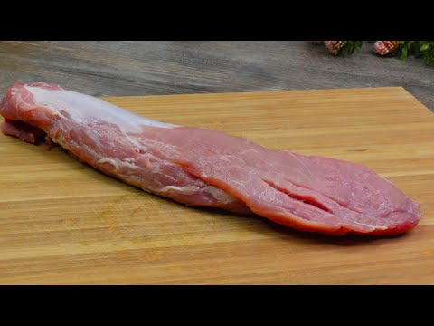 The famous pork tenderloin dish! The most tender meat in 15 minutes!