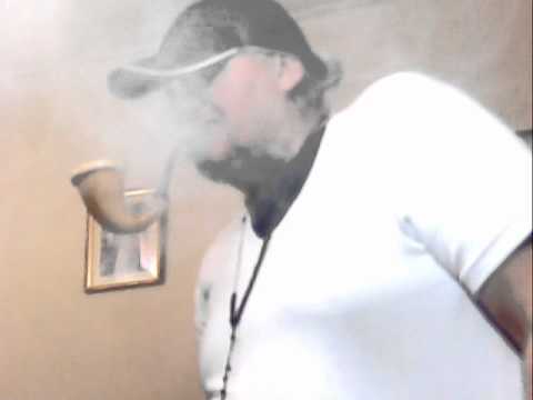 Calabash, Meerschaum, Pipe Tobaccos, Smoker, of with White TShirt; in Sunday