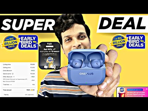 Oneplus nord buds 3r @885 only 🔥 Super deal | Flipkart big billion days | Grab product 50% discount 