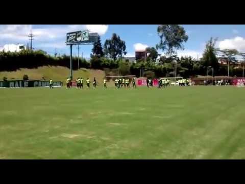 "La hinchada de Atlético Nacional en la sede de Guarne" Barra: Los del Sur • Club: Atlético Nacional • País: Colombia