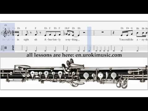 How to Play Oboe Kylie Minogue - Absolutely Anything - Sheet Music Tutorial Lesson