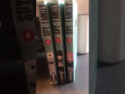 My manga collection !✨ Thanks you for the 100 subscribers 😭💖🙏🏼 #mha #spyxfamily #manga #fans