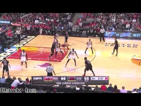 Hassan Whiteside vs Bulls. 14 points,13 rebounds,12 blocks SICK !