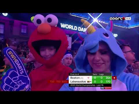 83) Steve Beaton vs Darius Labanauskas 2020 PDC World Darts Championship 2019.12.28 Round 4
