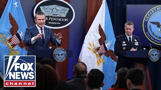 Sec. Pete Hegseth, Gen. Dan Caine brief reporters on Operation Epic Fury