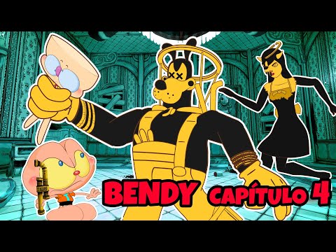 Mongo and Drongo in Bendy And The Ink Machine Chapter 4 With Brute Boris, Alice Angel and Alisson...