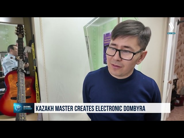 Kazakistanlı usta Dombıra’nın elektronik nüshasını yarattı