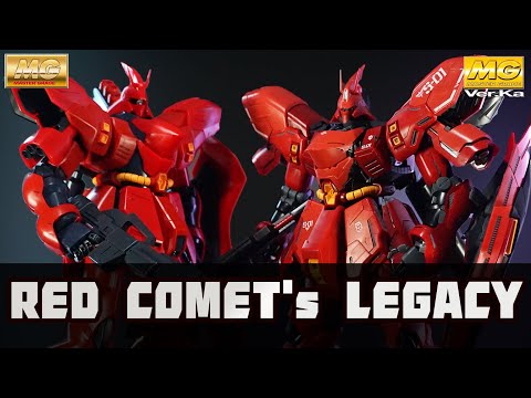 Sazabi Saga: Decoding the MG 1.0 vs Ka Version - A Gunpla Evolution Masterpiece