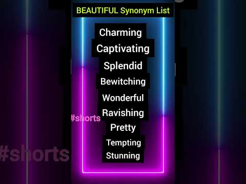 words and Synonyms | Synonyms of 'Beautiful| Daily use English Vocabulary |Daily use English #shorts