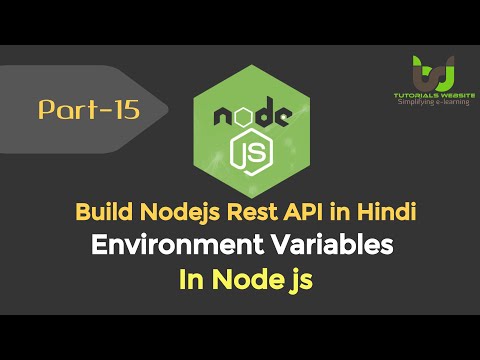 How to use Environment Variables in Node js | StayHome | Build Node js REST API in Hindi | Part 15