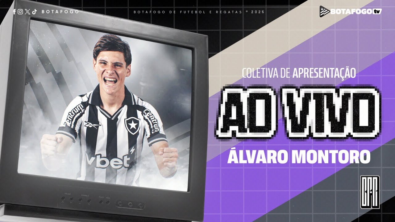AO VIVO | Botafogo apresenta oficialmente Álvaro Montoro, joia ex-Vélez Sarsfield