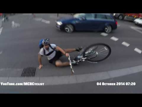 RLJ cyclist crashes into fellow cyclist and squeals - #London
