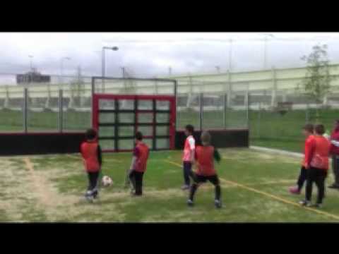 Interactieve muur bij SV Leidschenveen