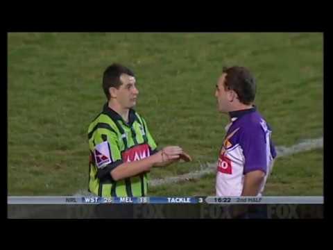 Danny Williams king hits Mark O'Neil - Wests Tigers vs Melbourne Storm 2004 - NRL