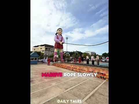 They Tried The Squid Game Rope Challenge 🤣