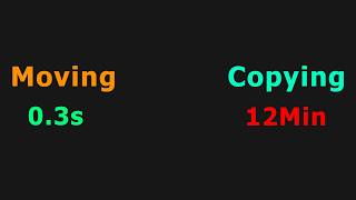 Why Is Moving a File Fast but Copying Is Slow?